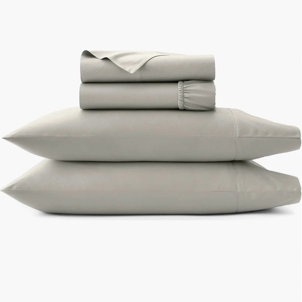 Boll & Branch NWT King Signature Hemmed Sheet Set Pewter Color🔥NO Offer Item🔥
